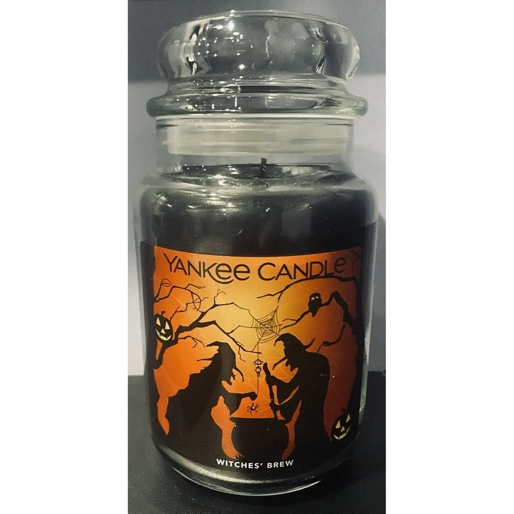 Yankee Candle WITCHES BREW 22 oz. HALLOWEEN Scented Jar Housewarmer